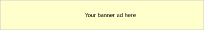 Your banner ad here