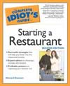 Complete Idiot's Guide To Starting A Restaurant ISBN 1592574165 new ISBN 9781592574162